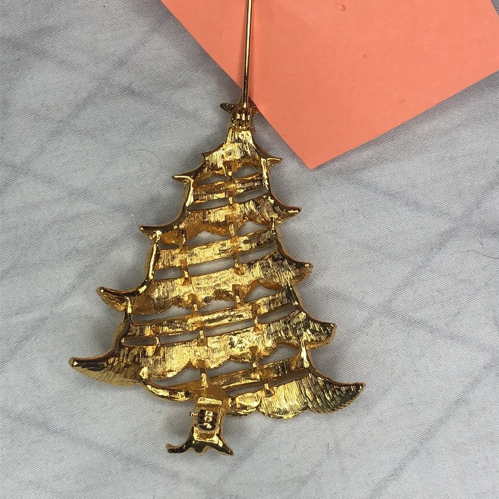 Christmas tree brooch - Picture 3 of 4